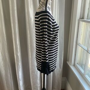 Charlie Paige Navy and White Striped Sweater